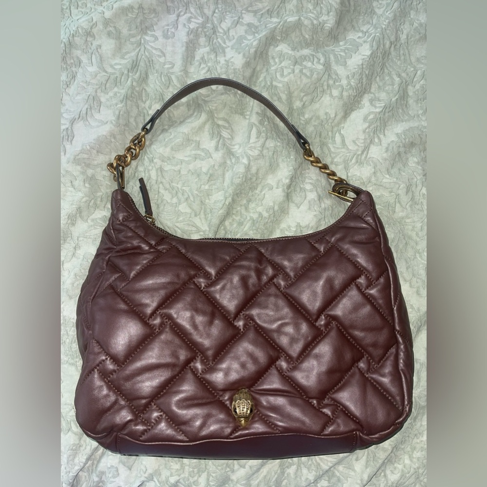 KURT GEIGER LONDON Kensington Soft Quilted Leather Hobo